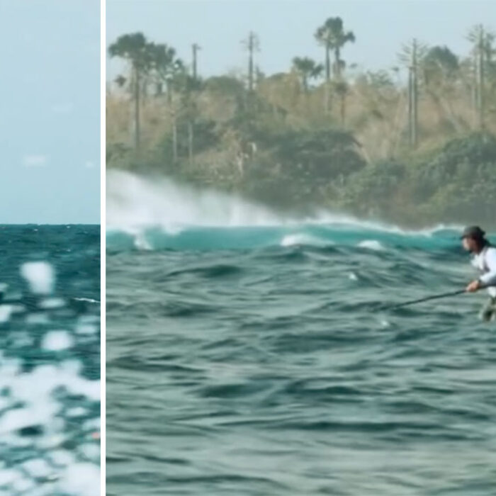 Josh Ku hydrofoiling