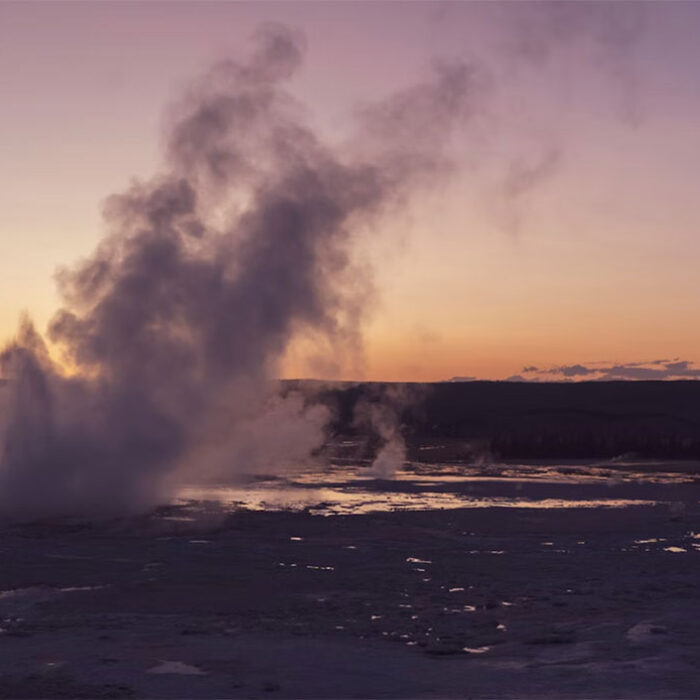 Yellowstone geyser