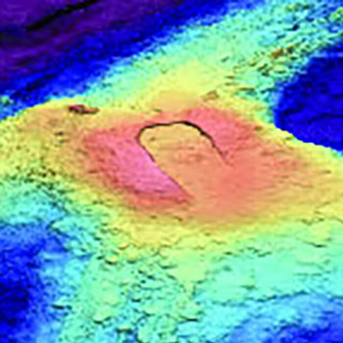 3D image of Axial Seamount bathymetry. Photo: Oregon State University