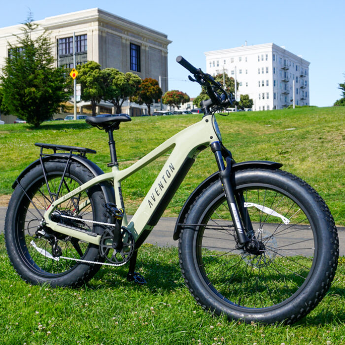 Aventon Aventure 3 hero bike on grass