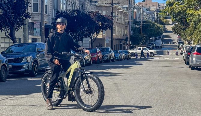 Aventon Aventure 3 with rider