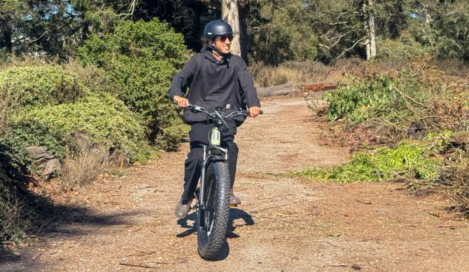 Aventon Aventure 3 on trail