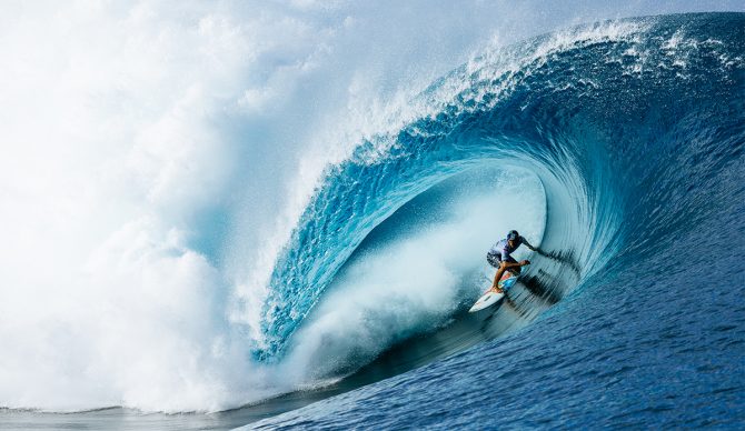 Leashes? We don't need no stinking leashes. Photo: Brent Bielmann // WSL