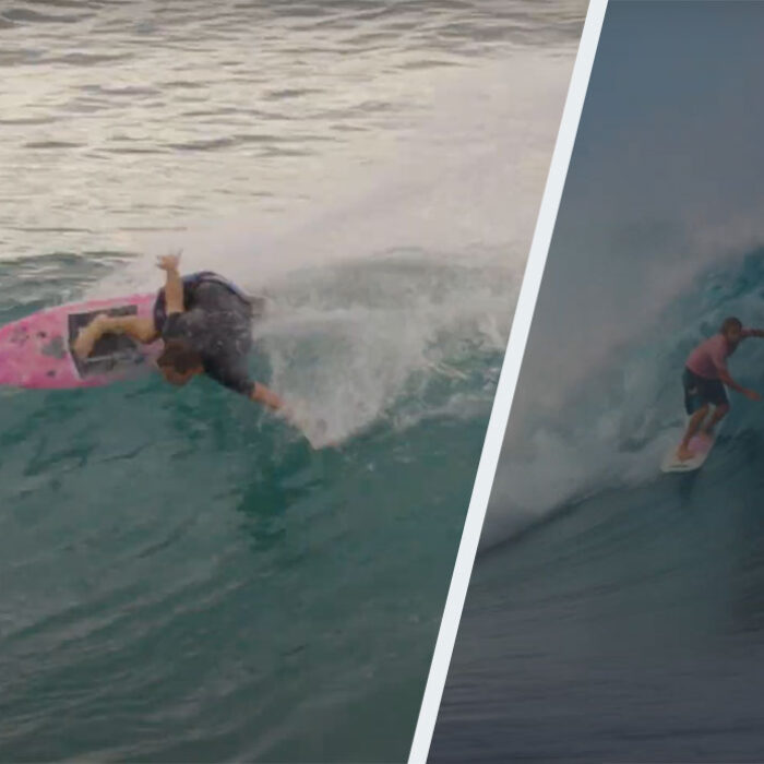 Braiden Maither surfing on Maui