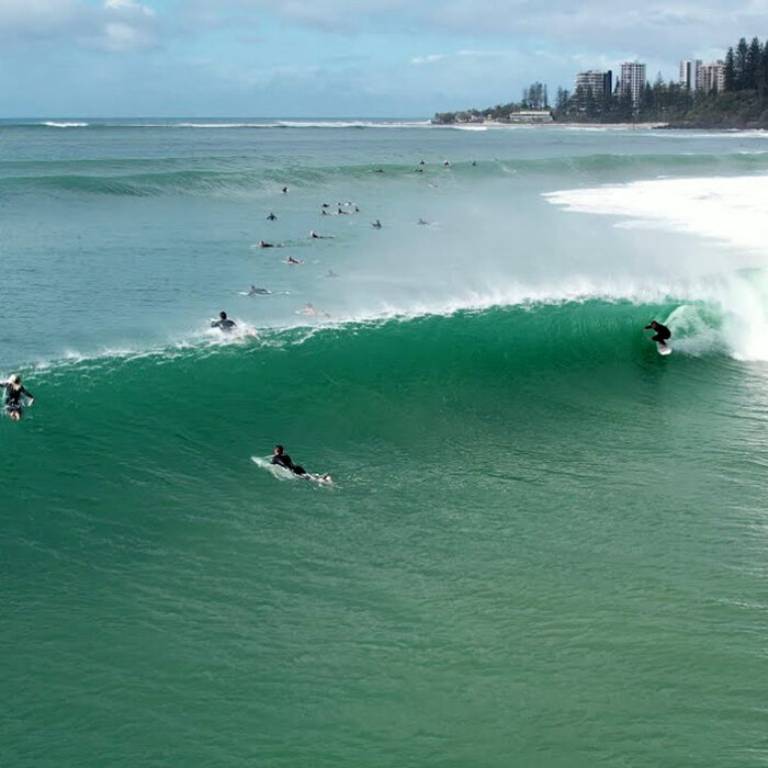 5 Minutes of Drone Footage Shows Kirra Absolutely Cooking