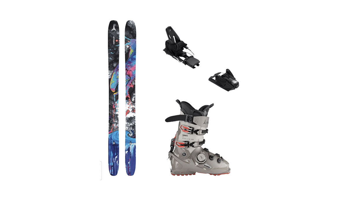 Atomic Bent 110 Skis w/ Atomic Hawx Ultra BOA 130 Package