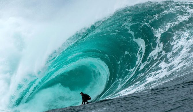 Nate Florence surfing Mullaghmore