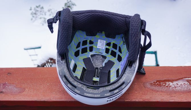 Smith Method Pro helmet interior