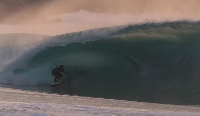 Koa Rothman surfing in Chile