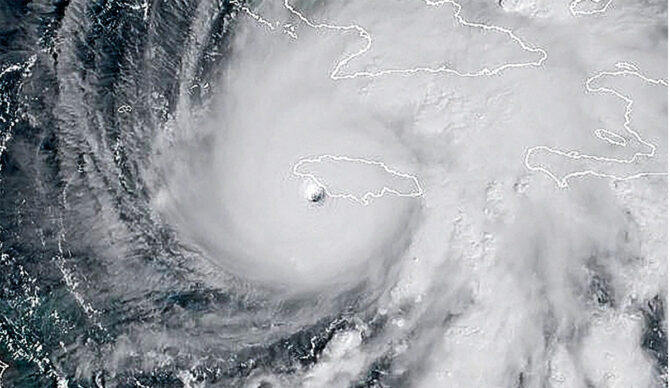 Hurricane Melissa making landfall in Jamaica
