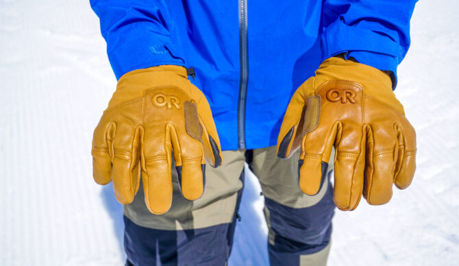 OR team gloves backside