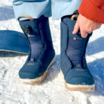 dialing in the BOA on snowboard boots