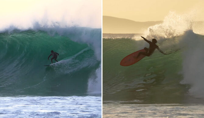 Bryce Baker surfing J-Bay