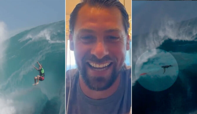 Niccolo Porcella talking about Teahupo'o wipeouts