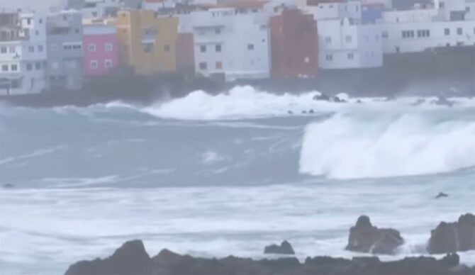 Canary Islands big waves