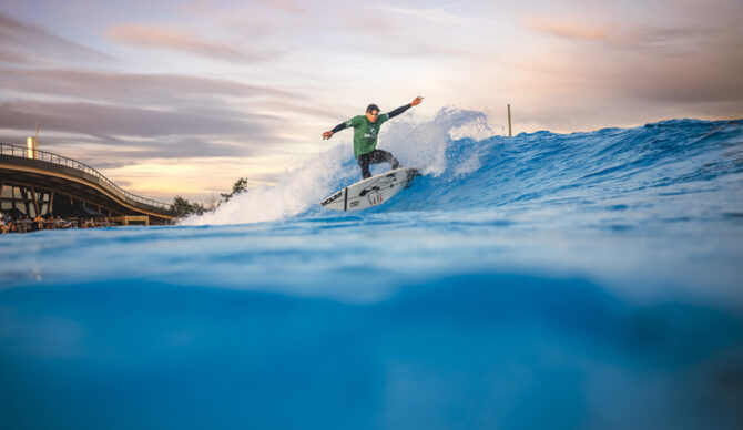 More than 1,000 River Surfers Rode Munich’s Wave Pool for Free While the Eisbach Is Unrideable