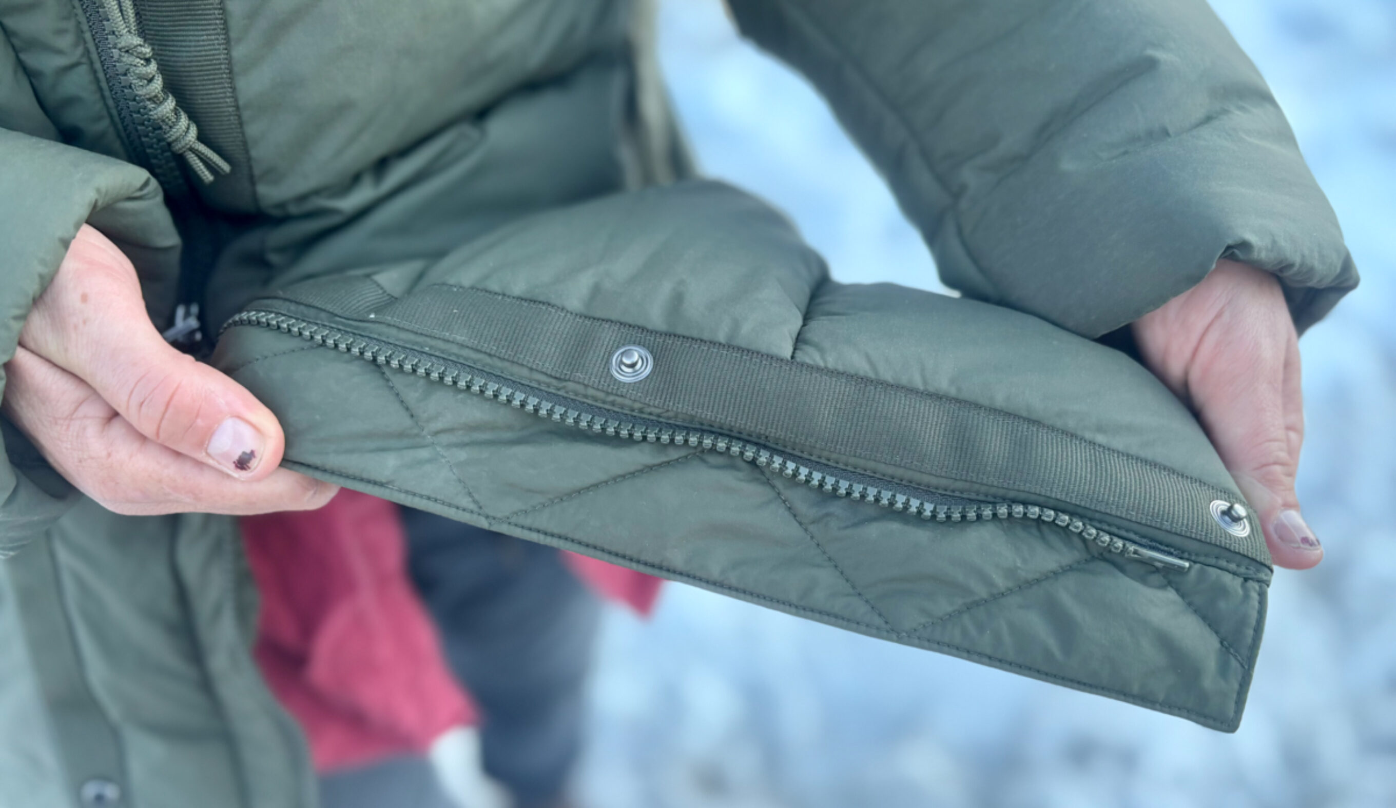 placket on the REI Campwell