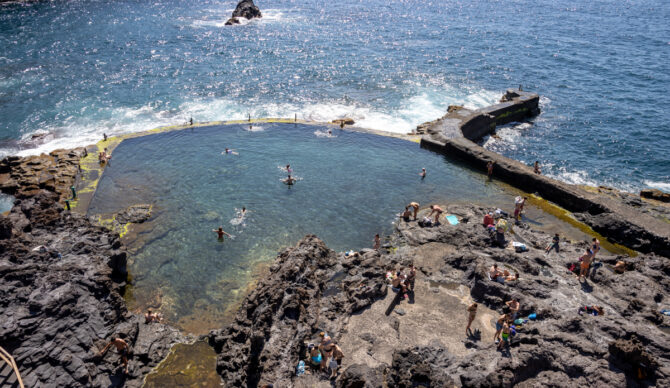 Natural swimming pool at Los Gigantes, Tenerife. Photo: Mike Peel // Wikimedia Commons