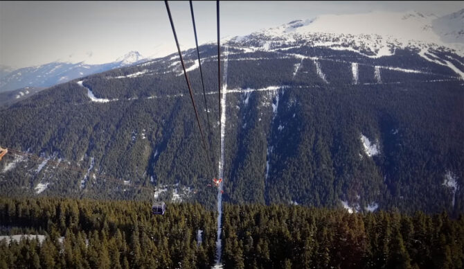 Whistler Blackcomb's Peak 2 Peak gondola