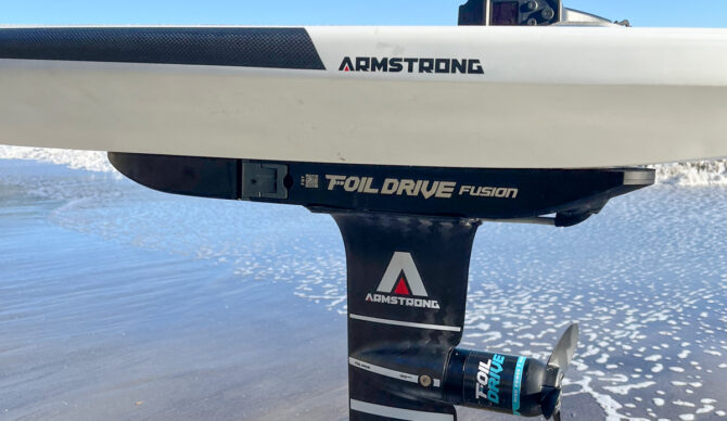 close up of the foil drive fusion