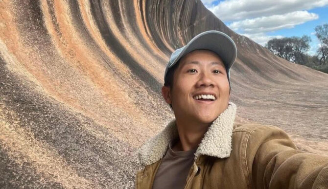 The head is believed to belong to missing snorkeler Wen (Walter) Ren Gu. Photo: 7 News Australia