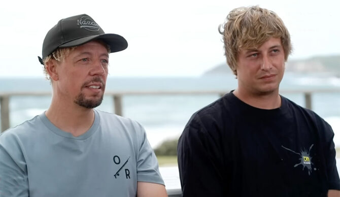 Two surfers who became heroes after a shark attack near Manly beach