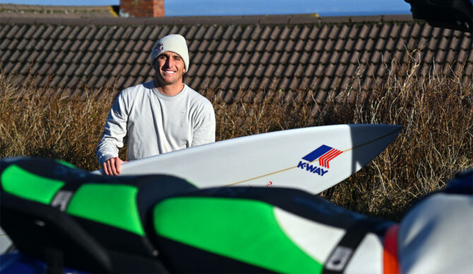 Why Leo Fioravanti Uses Fashion to Keep Surfing Light