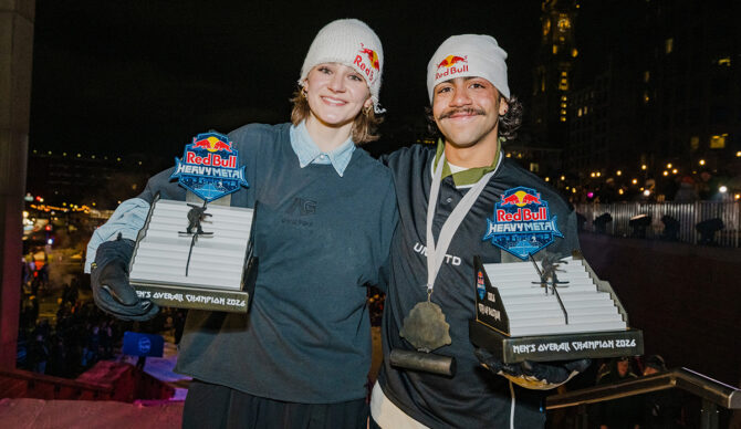 LJ Henriquez, Telma Särkipaju Win Red Bull Heavy Metal In Front of Massive Boston Crowd