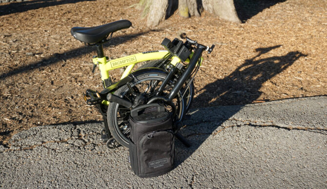 Brompton C Line Folded Up