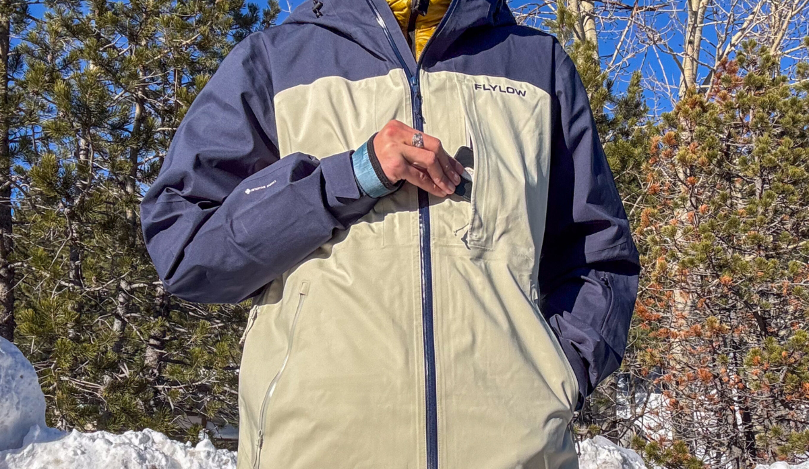 Flylow Malone Jacket Front Pocket