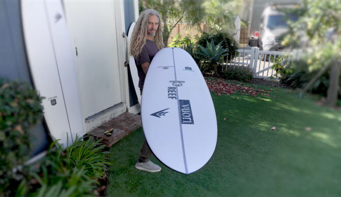 Rob Machado with Xtra Cado surfboard