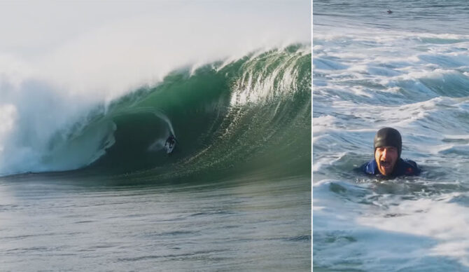 Natxo Gonzalez surfing Mullaghmore