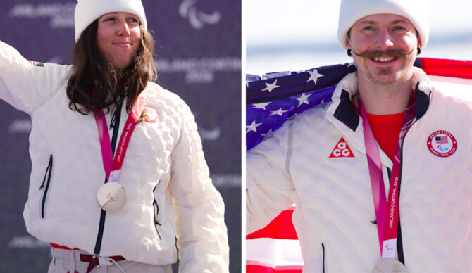 Two American Snowboarders Won Silver at the Paralympic Games