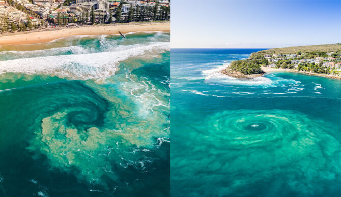 Even a normal rip can be dangerous let alone whatever that thing is. Photos: Jamen Percy // Instagram