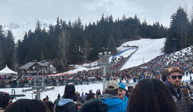 The man was injured at the 2025 Slush Cup. Photo: Alaska News Now // X