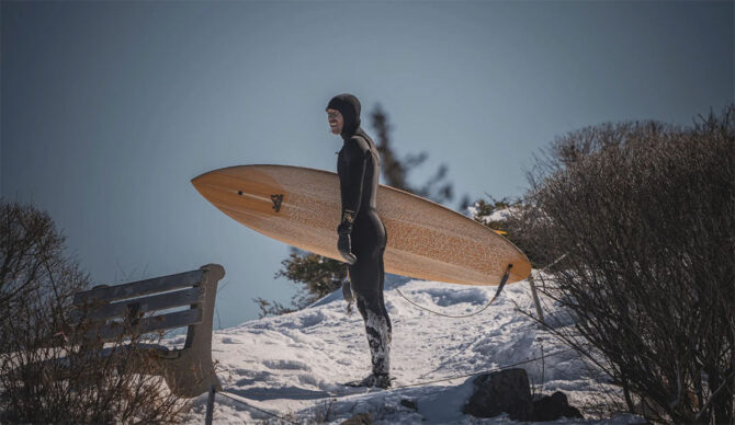 Grain Surfboards with flax glass