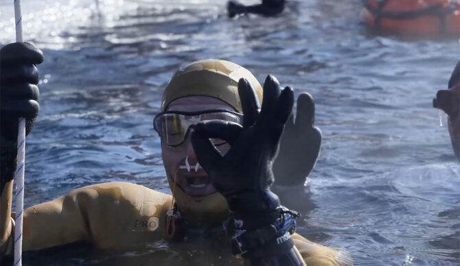 Alexey Molchanov after breaking diving record