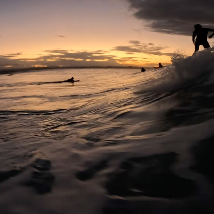 No matter how much light there is, there's still some dude trying to drop in on you. Photo: Noah Wallis // YouTube