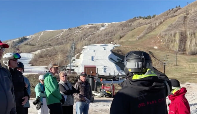 Park City planners discuss upgrades to the Eagle chairlift. Photo: Park City Government // YouTube