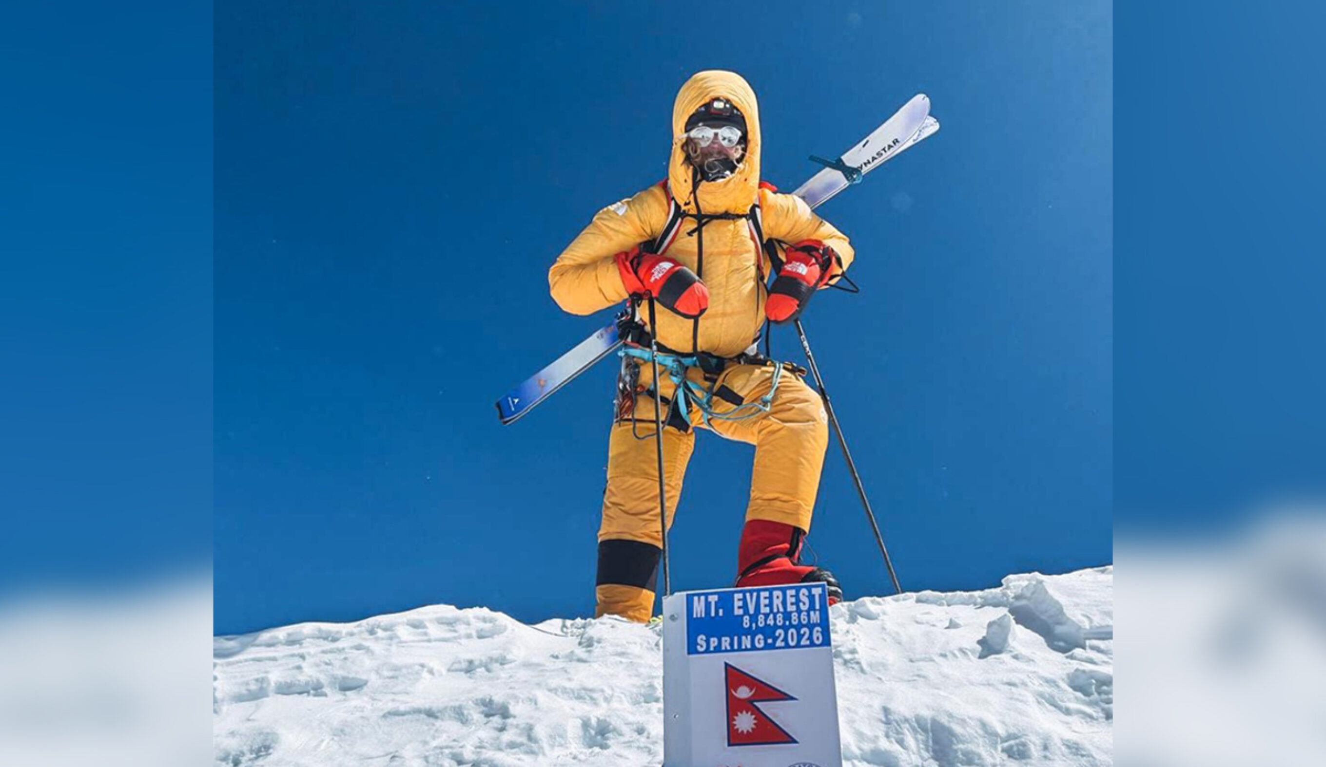 Bartek's accomplishment is made all the more impressive for being done solo. Photo: Polski Związek Alpinizmu // Instagram