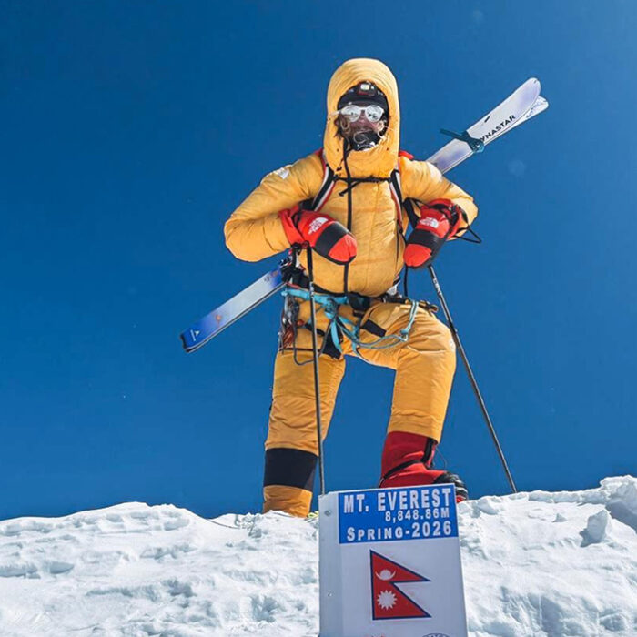 Bartek's accomplishment is made all the more impressive for being done solo. Photo: Polski Związek Alpinizmu // Instagram