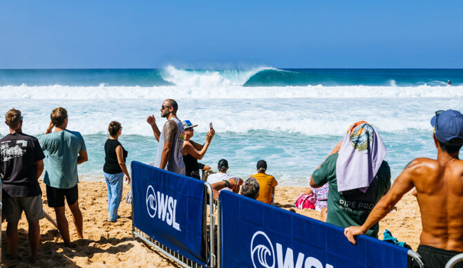 Anyone looking to buy a surf league? Photo: WSL