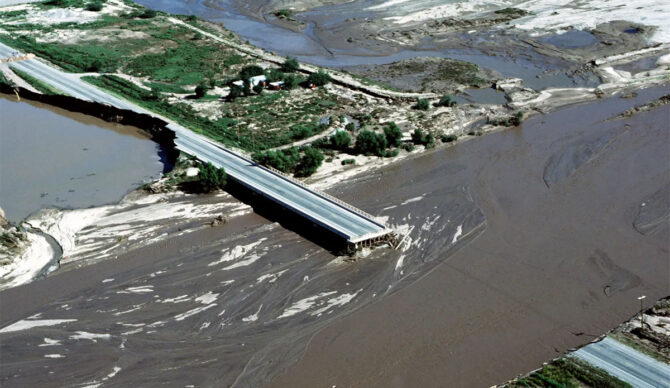 El Niño flooding in 1983