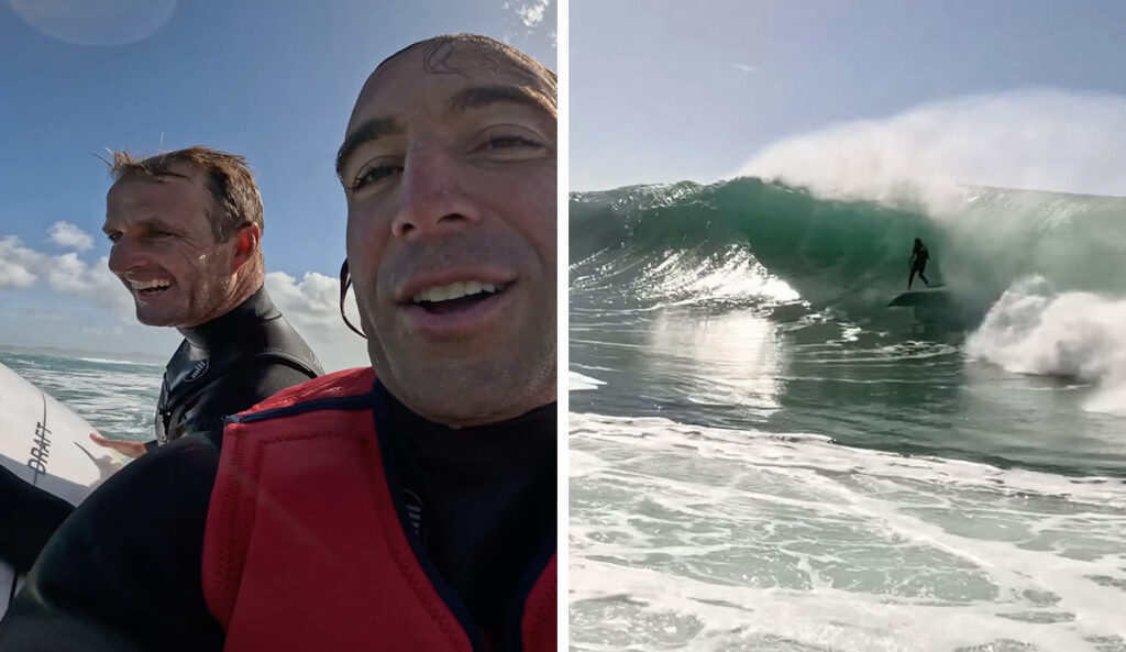 Jacob Szekely Surfs Barrel Step-Offs in Australia With His Hero