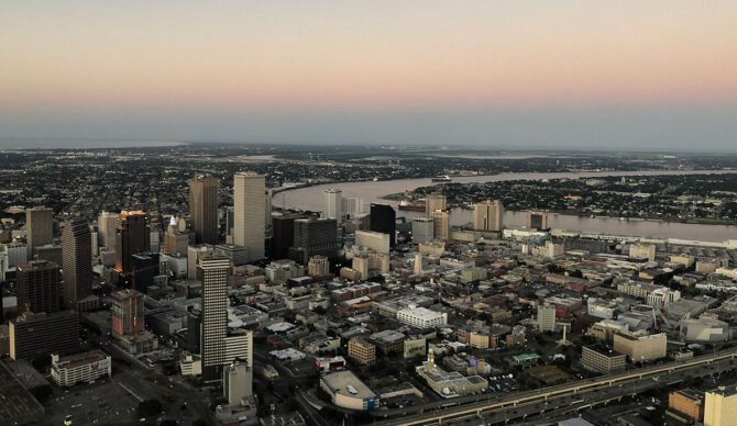 new orleans from the air