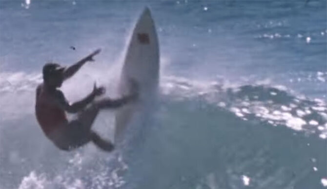 Mark Occy Occhilupo surfing in 1985