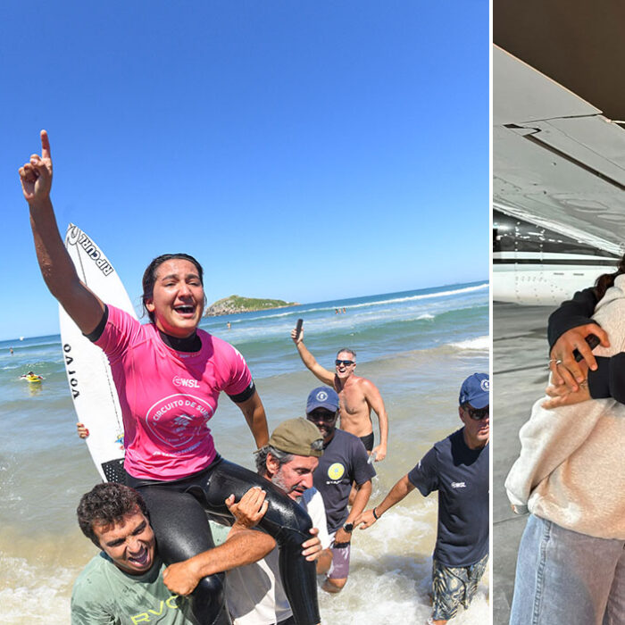Sophia Medina and Gabriel Medina