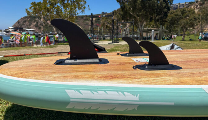 fins on the Niphean iSUP
