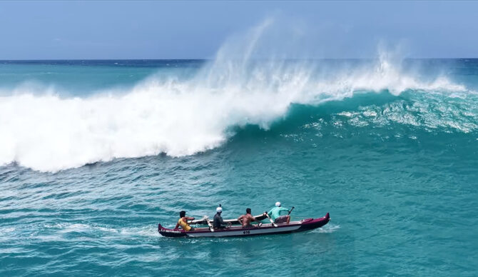 Moments before disaster. Photo: Ocean Paddler TV // YouTube