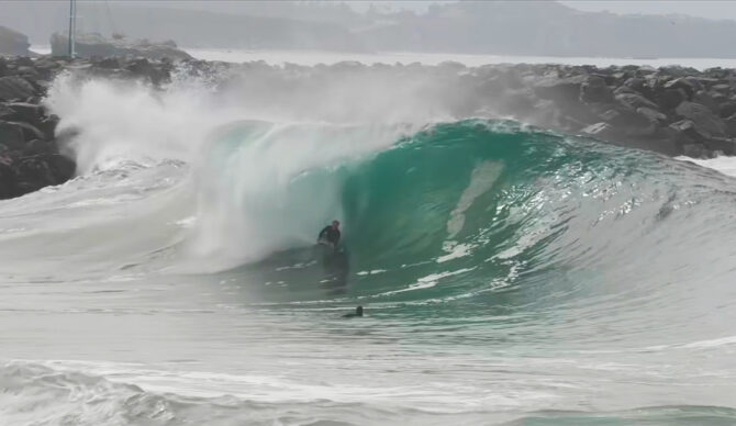 Shortly before detonation. Photo: Beefs TV
